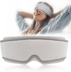 Heated Eye Mask for Dry Eyes, Cooling Sleep Mask for Puffy Eyes Relief - Reusable Therapy Compress Gel Packs, Migraine & Dark Circles, Weighted Sleep Cover for Women/Men (Freezer & Microwave Safe)
