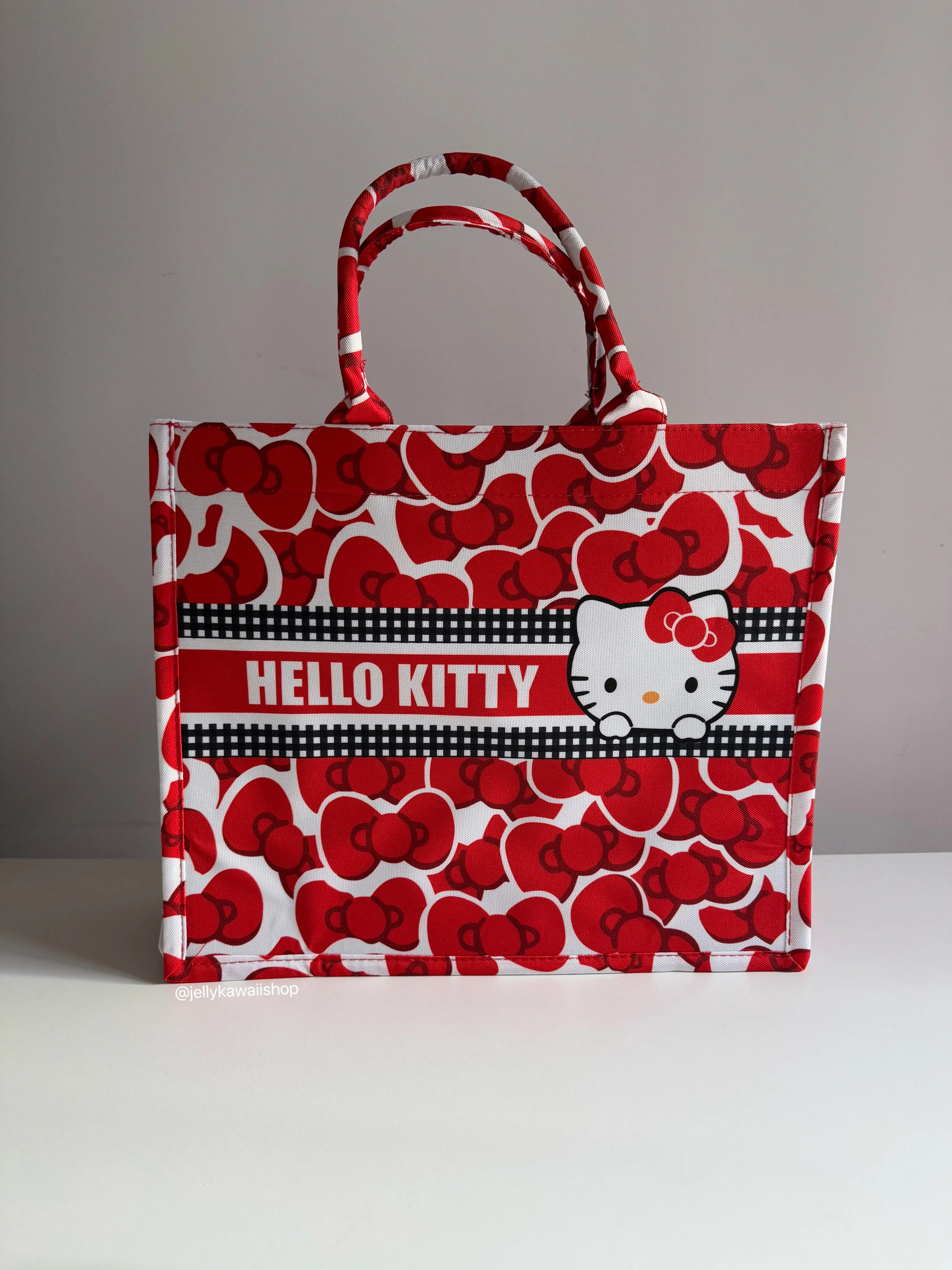 Hellokitty Reusable Grocery Bags, Foldable Shopping Bags for Groceries