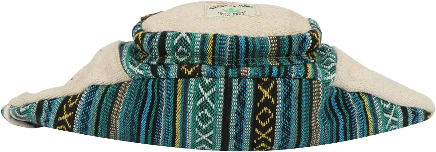 Hemp Fanny Pack,Adjustable Waist and Multiple Pockets,Waist Bag & for all purpose (Multi-2)