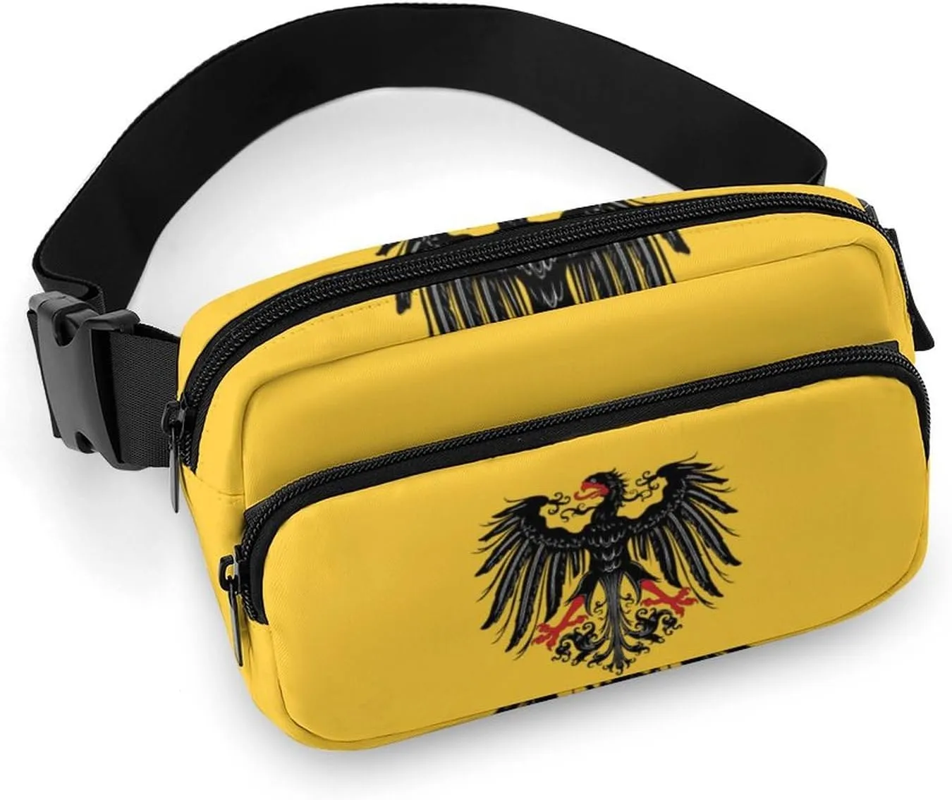 Historical Flag of Holy Roman Empire Fashion Fanny Pack Belt Bag Crossbody Bags for Women Men Waist Bag with Adjustable Strap