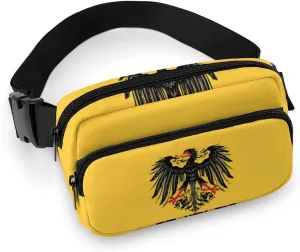 Historical Flag of Holy Roman Empire Fashion Fanny Pack Belt Bag Crossbody Bags for Women Men Waist Bag with Adjustable Strap