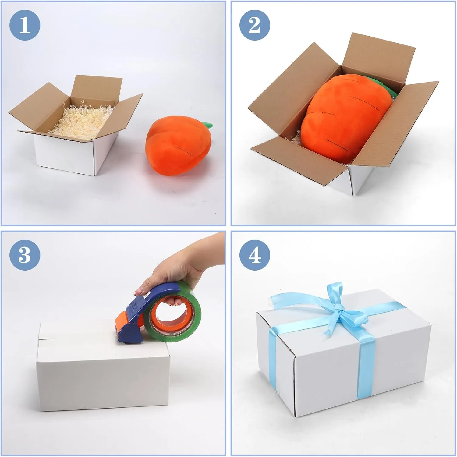 Hoikwo 9x6x4 Shipping Boxes Set of 25, White Corrugated Cardboard Box for Small Business for Packaging Mailing