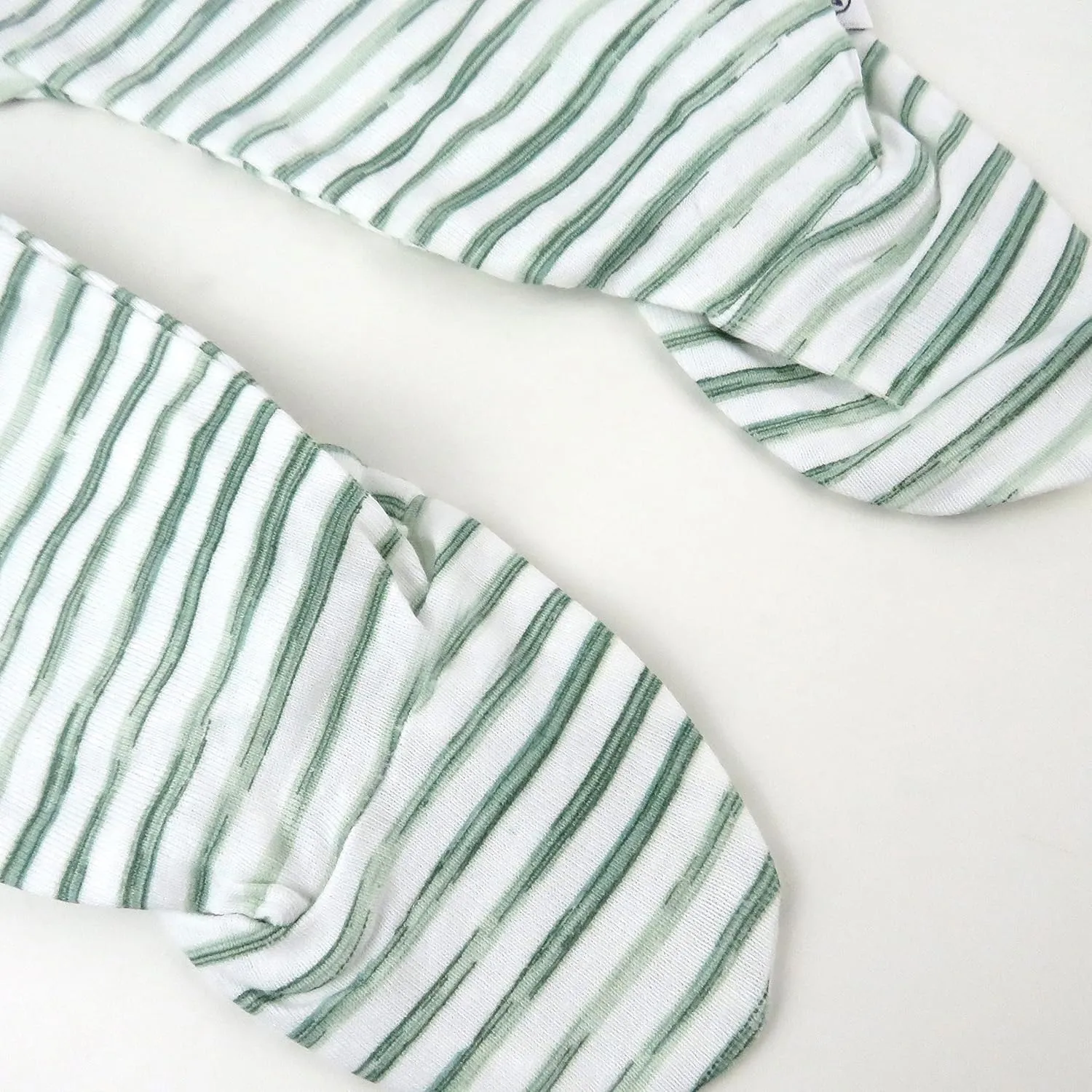 HonestBaby 3-Pack Footed Pants Roomy Fit Pull on Bottoms 100% Organic Cotton for Infant Baby Boys, Girls, Unisex