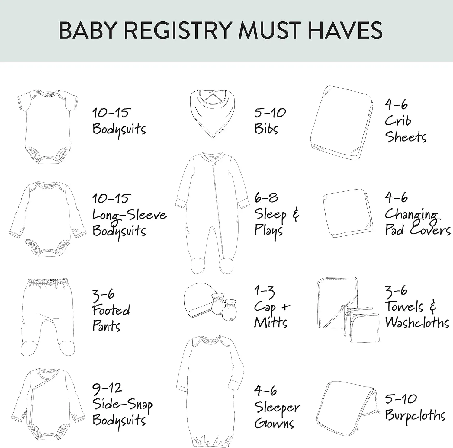 HonestBaby 3-Pack Footed Pants Roomy Fit Pull on Bottoms 100% Organic Cotton for Infant Baby Boys, Girls, Unisex