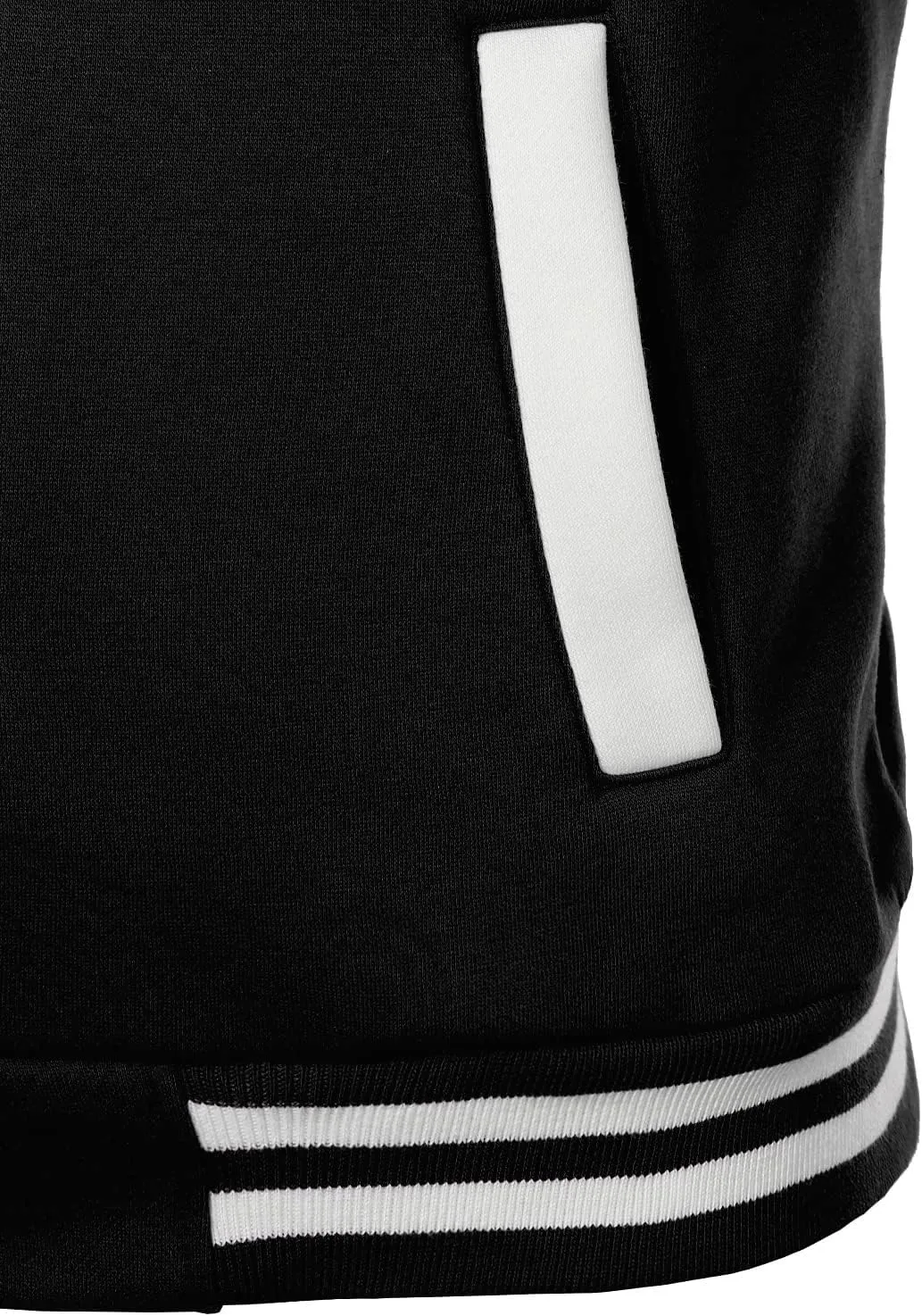 HOOD CREW Mens Casual Sports Varsity Jacket Fashion Hooded Letterman Jackets