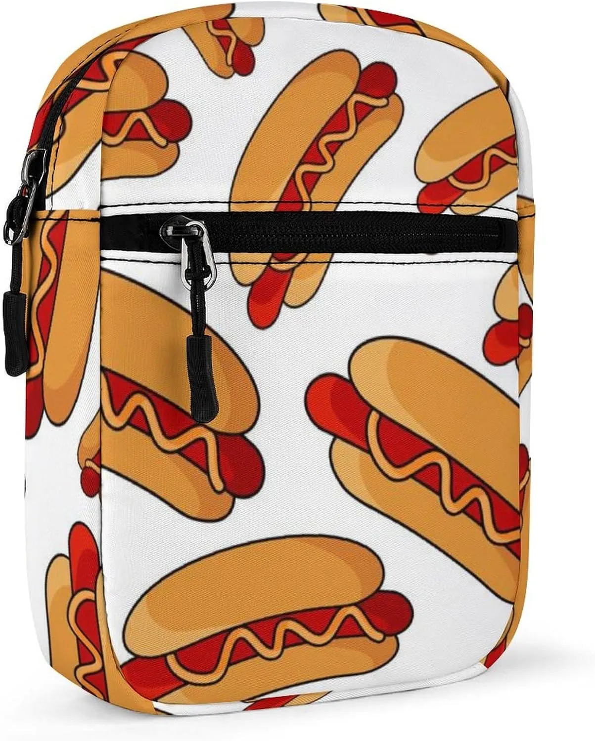 Hotdog Fun Food Hot Dog Detachable Shoulder Strap Small Shoulder Bag Unisex