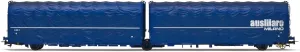 HR6600 FS 3-axle Articulated Tarpaulin Wagon Type Lails 23 83 420 7 850-4 AUSILIARE Milano ep IV-V Rolling Stock - Wagons