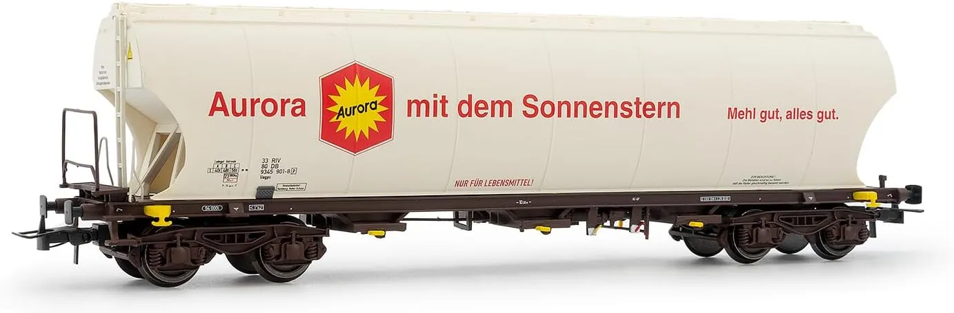 HR6625 DB, 4-axle Cereal Hopper Wagon with Rounded lateral Sides Aurora, ep. V Rolling Stock - Wagons