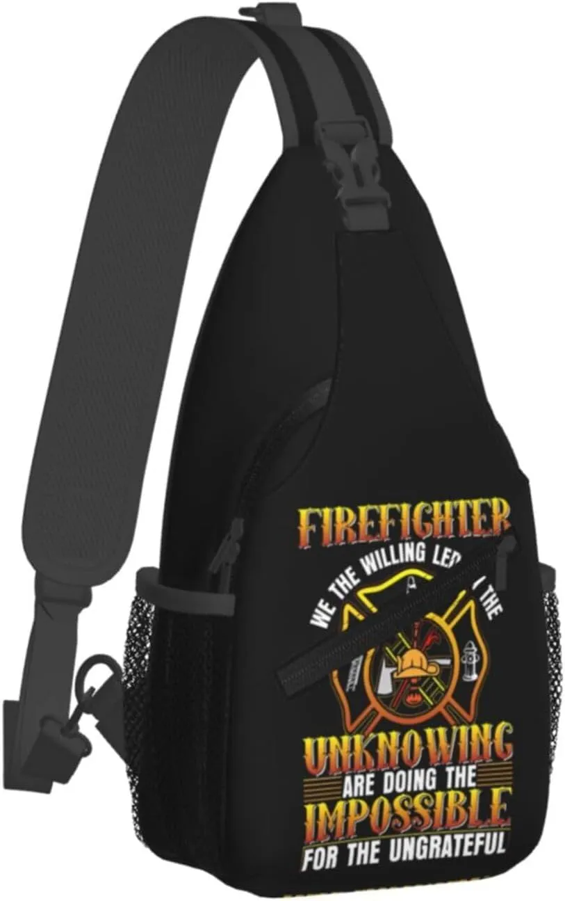 I Am A Veteran My Oath Of Enlistment Sling Bag Adjustable Crossbody Bag Casual Chest Bags Travel Shoulder Backpack