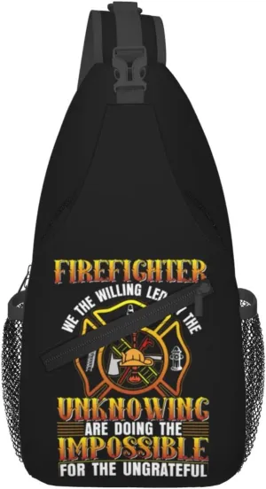 I Am A Veteran My Oath Of Enlistment Sling Bag Adjustable Crossbody Bag Casual Chest Bags Travel Shoulder Backpack
