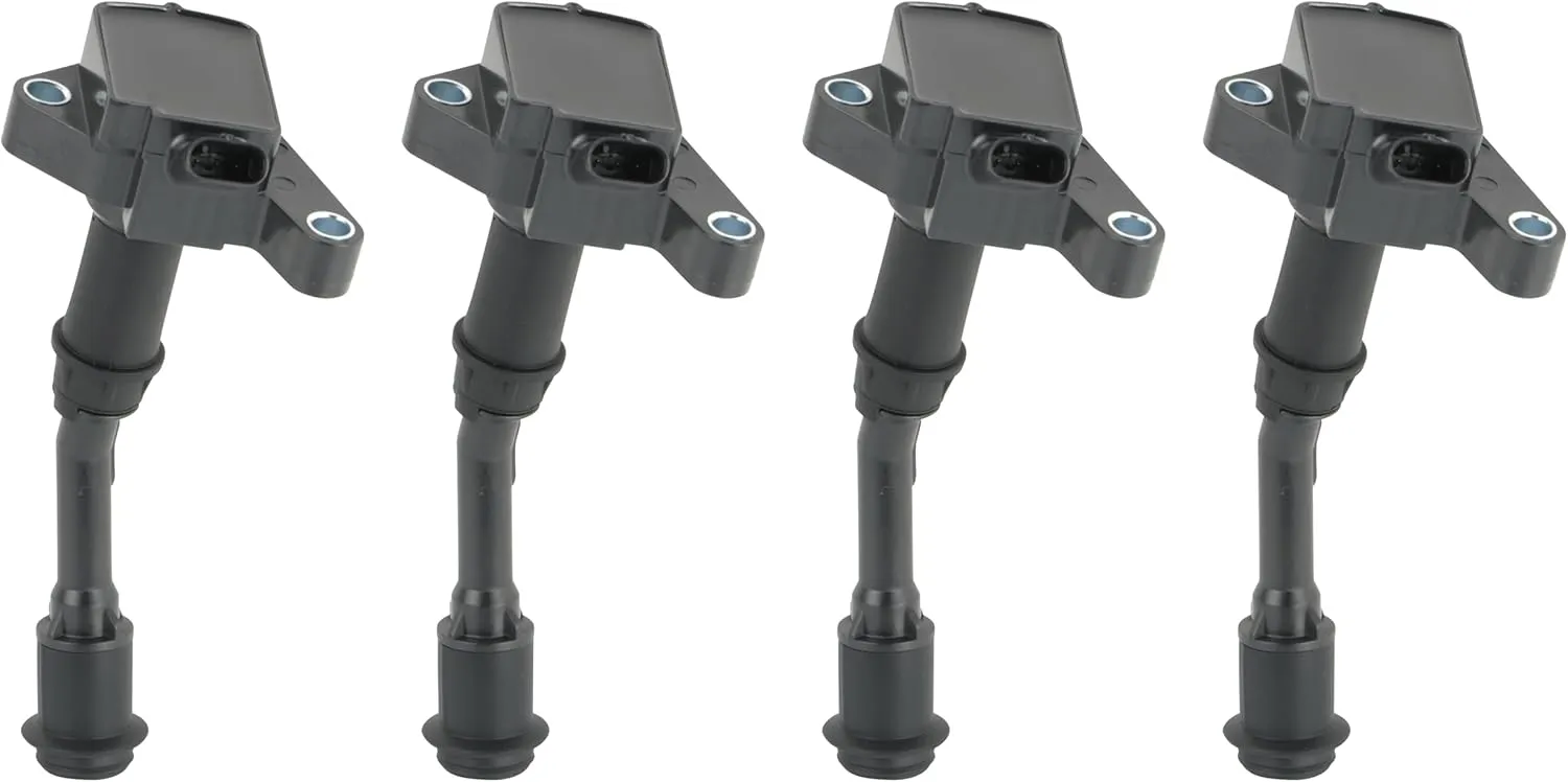 Ignition Coil Pack Set of 4 by AA Ignition - Compatible with Ford L4 1.5L - 2014, 2015, 2016, 2017, 2018, 2019, 2020 Fusion, 2017-2019 Escape - Replaces UF735, UF-735, DS7Z12029A, DG-552, GN10645