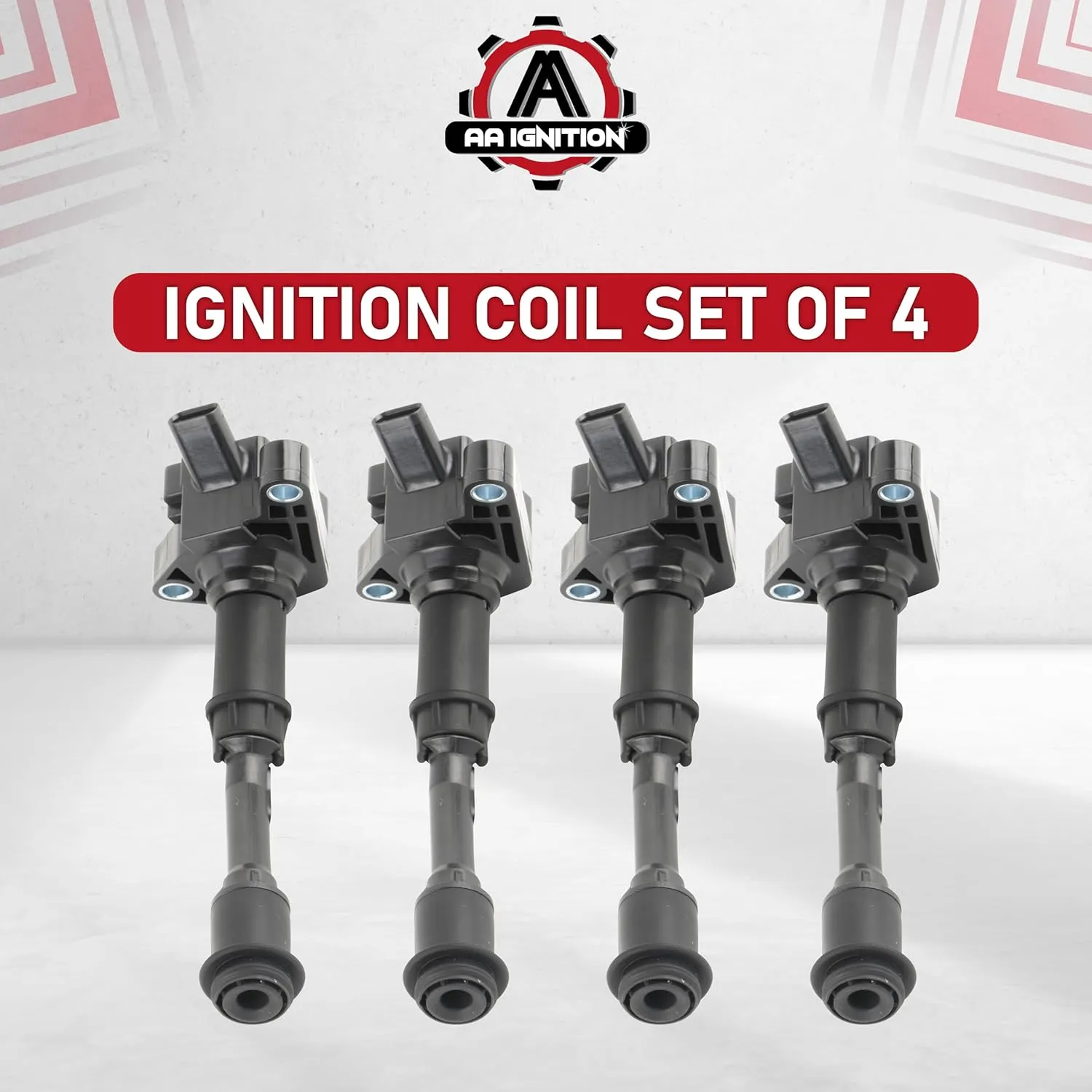Ignition Coil Pack Set of 4 by AA Ignition - Compatible with Ford L4 1.5L - 2014, 2015, 2016, 2017, 2018, 2019, 2020 Fusion, 2017-2019 Escape - Replaces UF735, UF-735, DS7Z12029A, DG-552, GN10645