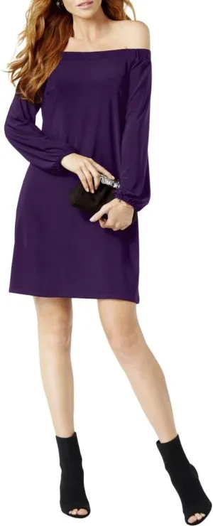 I.N.C. INTERNATIONAL CONCEPTS Off The Shoulder Shift Dress