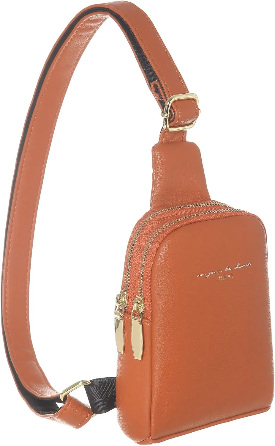 INICAT Small Crossbody Sling Bags for Women Vegan Leather Cell Phone Purse Fanny Packs for Women Men