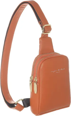 INICAT Small Crossbody Sling Bags for Women Vegan Leather Cell Phone Purse Fanny Packs for Women Men