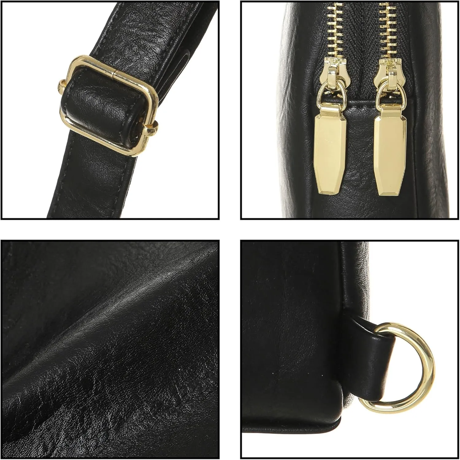 INICAT Small Crossbody Sling Bags for Women Vegan Leather Cell Phone Purse Fanny Packs for Women Men