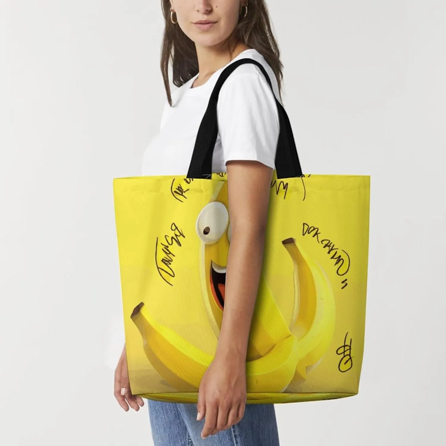 Interesting Wombats Tote Bag for Women Reusable Grocery Shoulder Bags Shopping Bag for Travel, Groceries