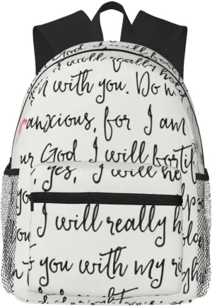 Isaiah 41 10 Flowers And Butterflies Lightweight Packable Backpack Travel Casual Hiking Daypack Foldable Backpack For Men Women