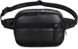 JASGOOD Belt Bag Crossbody Fanny Packs for Women Fashion Waist Packs with Adjustable Strap for Traveling, Hiking, Running