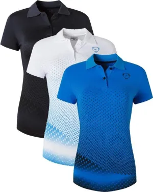 jeansian Women's 3 Packs Outdoor Sport Dry Fit Polo Tee Poloshirt Tshirt Golf TennisT-Shirt SWT251