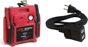JNC1224 3400/1700 Peak Amp 12/24V Jump Starter & JNC350 Jump-N-Carry JNC350 Charging Cord (for JNC660, JNCAIR, JNC770 Jump Starters), 1 Pack