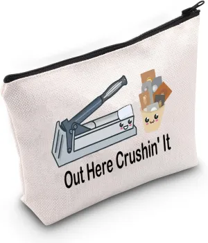 JNIAP Med Tech Gift Out Here Crushin' It Cosmetic Bag Pill Crusher Gift (Out Here Bag)