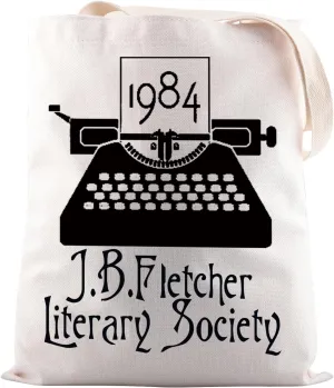 JNIAP Murder TV Show Merch Detective Shows Tote Bag Jessica Fletcher Fans Gift