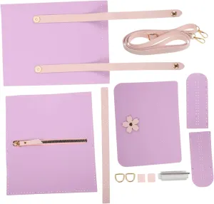 jojofuny 1Set DIY Handmade Shoulder Bag Making Kit Woven Square Crossbody Bag Supplies Durable Materials for Beginners Attractive Design for Creative Fashion Accessories