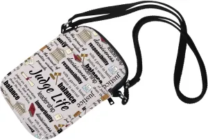 Judge Gift for Women Law Graduation Gift Judge Life Makeup Zipper Pouch for New Judge (Crossbody bag)