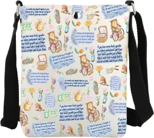JYTAPP Book Quote Crossbody Bag Secret Literary Themed Bag Garden Novel Fans Classic Literature Bookish Gift