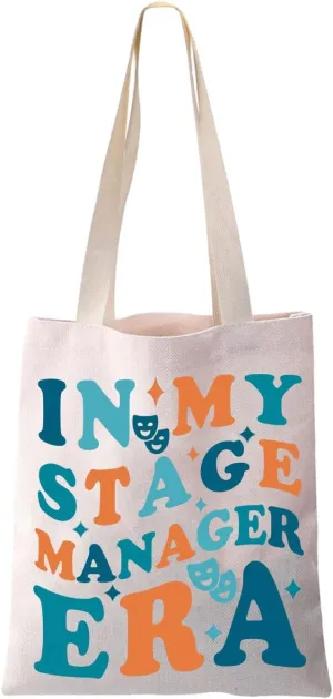 JYTAPP Stage Manager Canvas Tote Bag In My Stage Manager Era Gift Stage Director Bag Drama Major Theater Director Gift