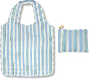 kate spade new york Reusable Produce Bags, Shopping Tote with Zipper Storage Pouch, Lightweight Foldable Grocery Bag