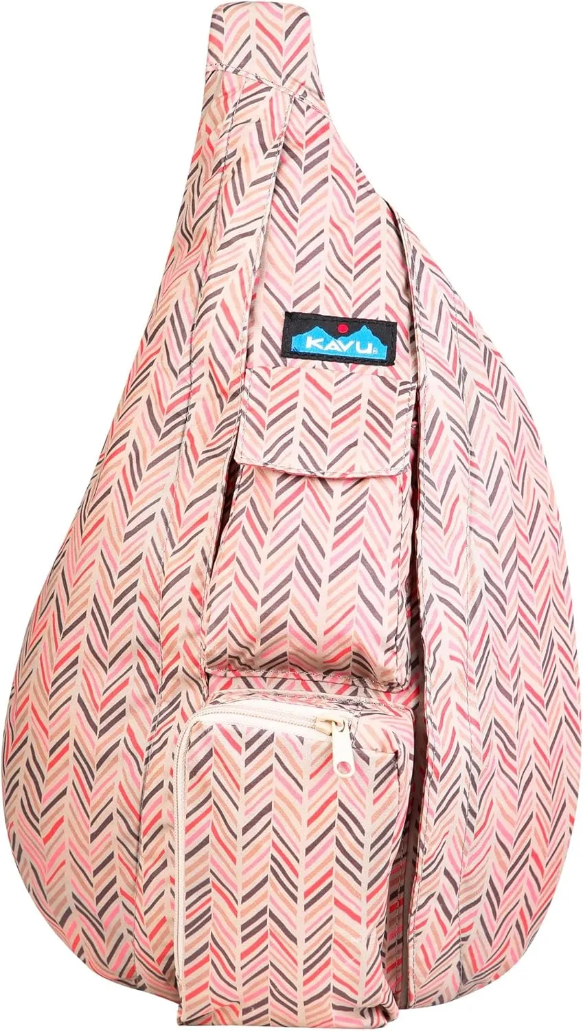 KAVU Rope Sack Sling Crossbody Backpack-Dainty Dash