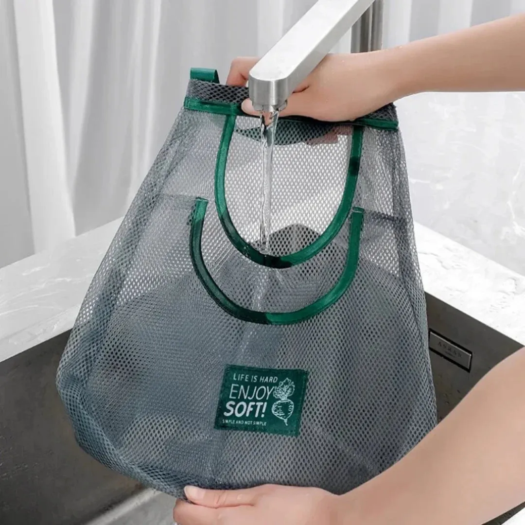 Kitchen's Multi-Layer Hanging Mesh Bags