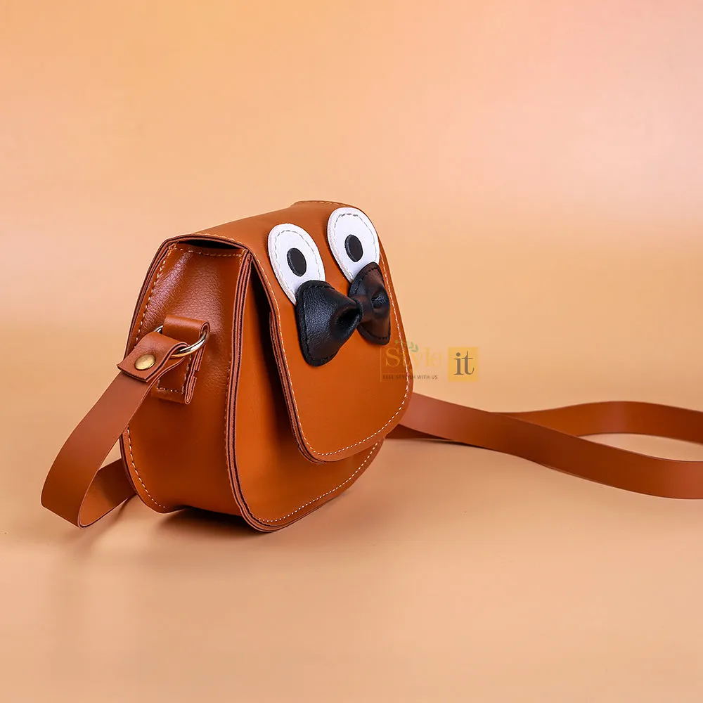 Kitty Brown Crossbody Bag