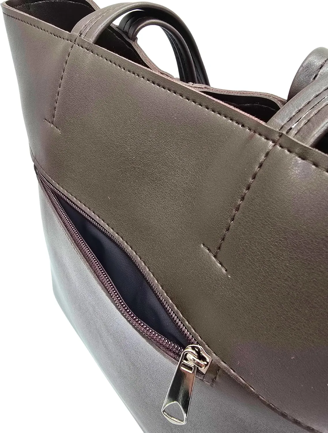 KONDRA Shoulder Bag Women's Large Vegan Leather: Spacious, Organized Design - Elegant Tote, Shoulder Purse, Crossbody