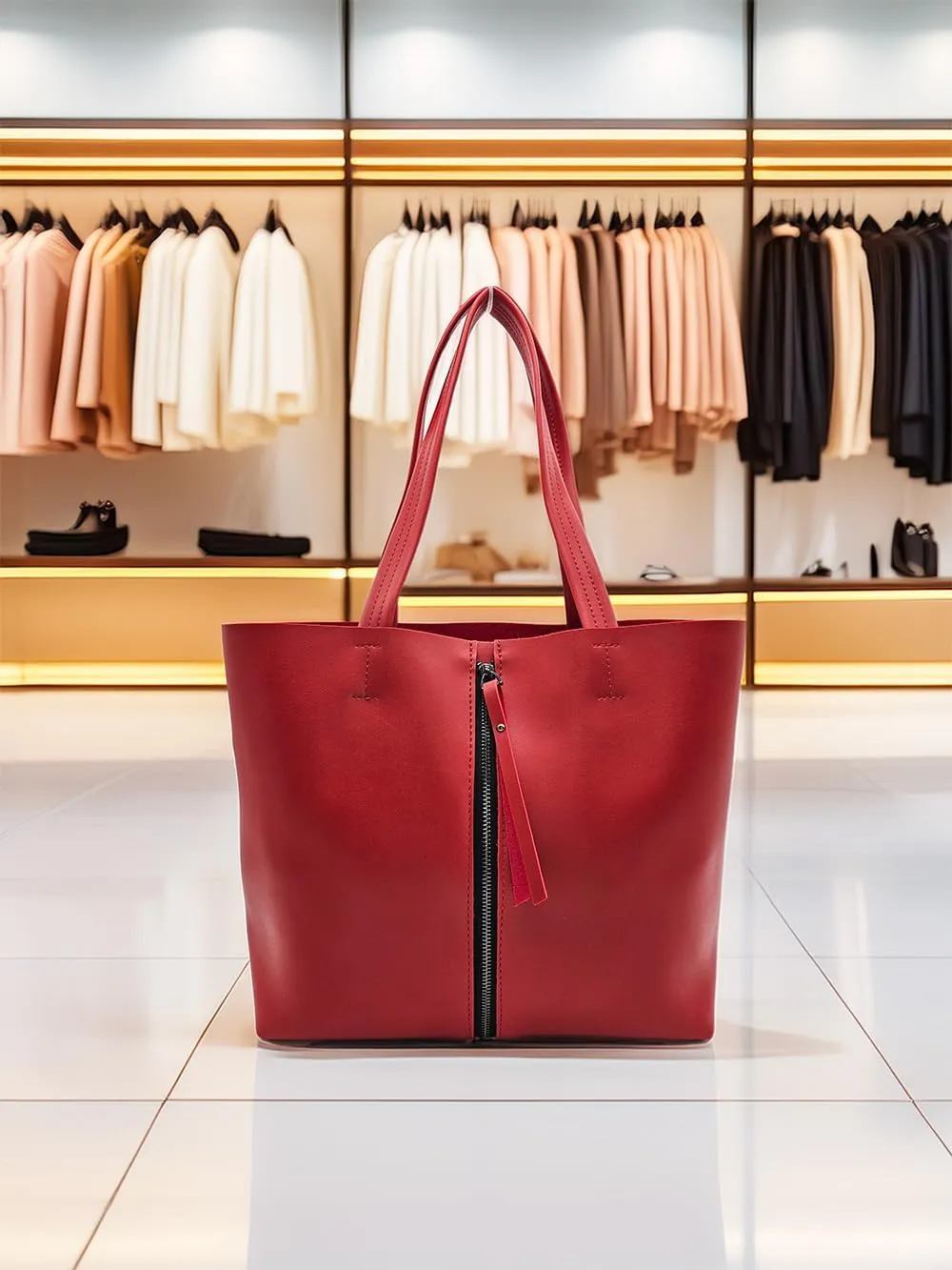KONDRA Shoulder Bag Women's Large Vegan Leather: Spacious, Organized Design - Elegant Tote, Shoulder Purse, Crossbody
