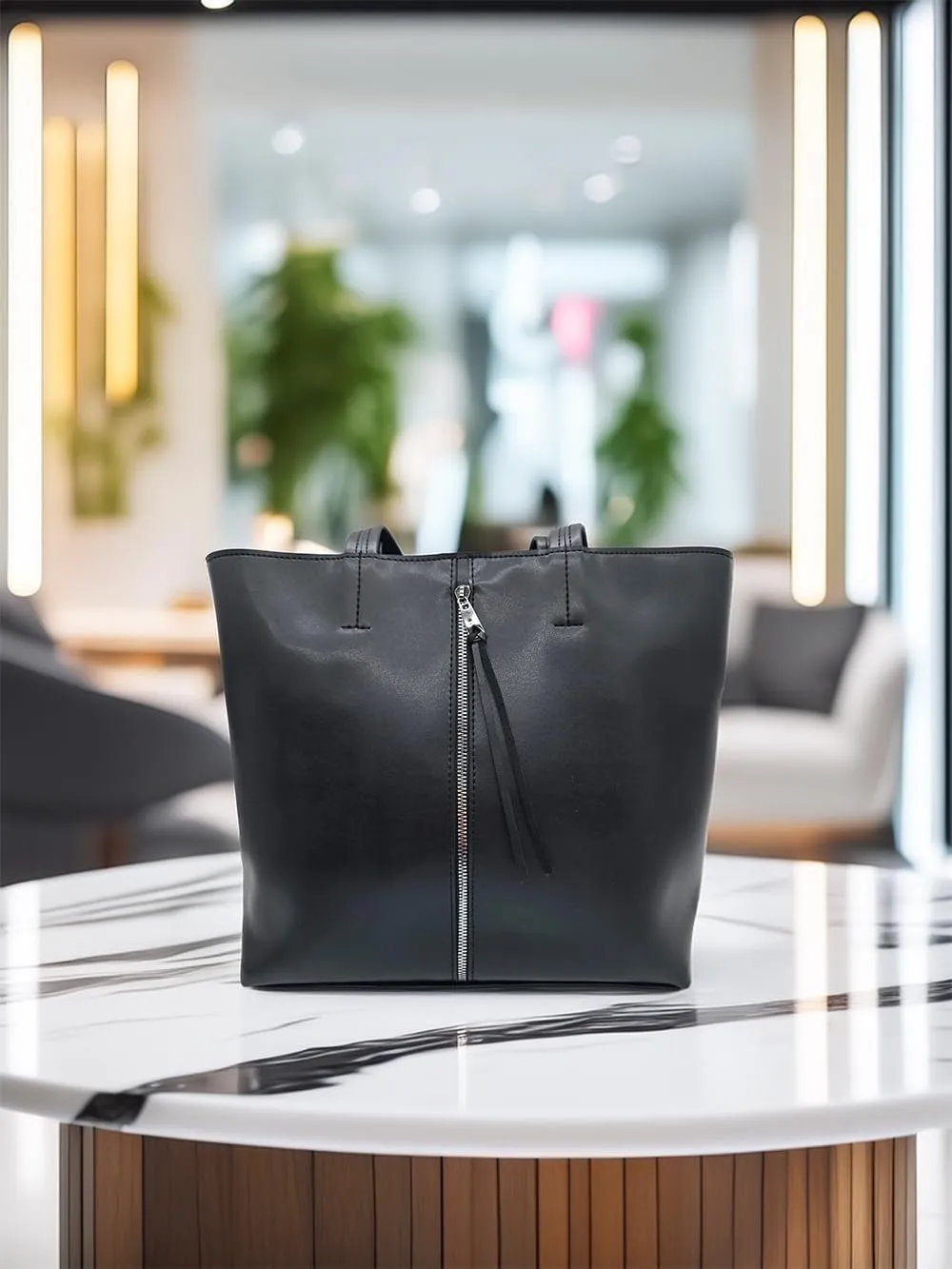 KONDRA Shoulder Bag Women's Large Vegan Leather: Spacious, Organized Design - Elegant Tote, Shoulder Purse, Crossbody