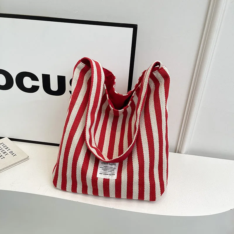 Korean Style Artistic Design Double-sided Summer Shoulder Bags