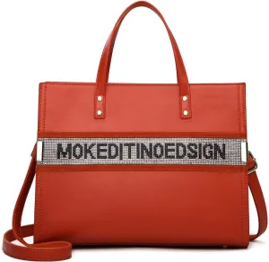 Ladies Handbag, Fashion Shoulder Bag, Summer Korean Retro Shoulder Crossbody Bag For Work, Leisure And Travel. orange