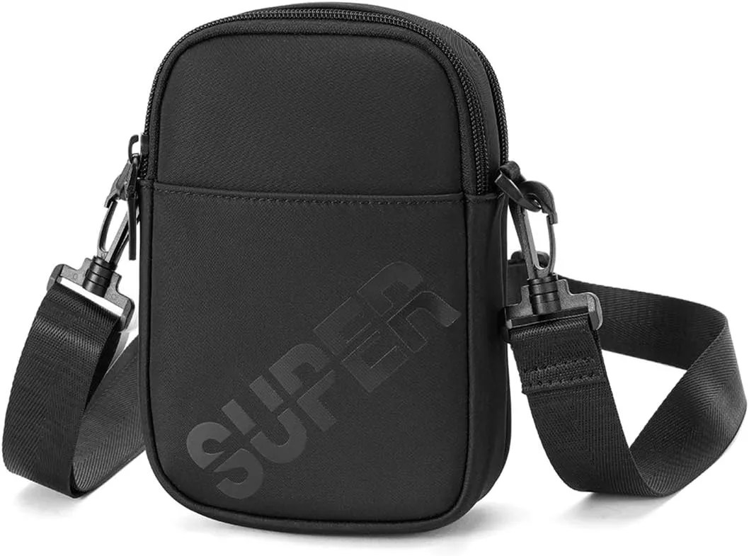 LAORENTOU Men's Messenger Bag Crossbody Bag Lightweight Shoulder Bag for Men Sling Bag for Work Travel Bags