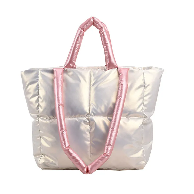 Large Capacity Female Summer Simple Texture Shoulder Bags