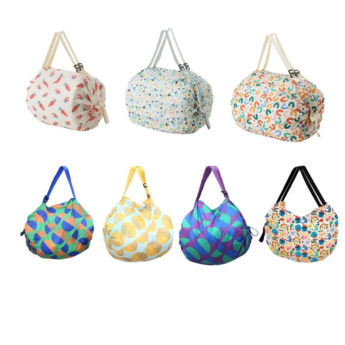 Large Foldable Eco-Friendly Shopping Bag Reusable Thickened Portable Travel Tote