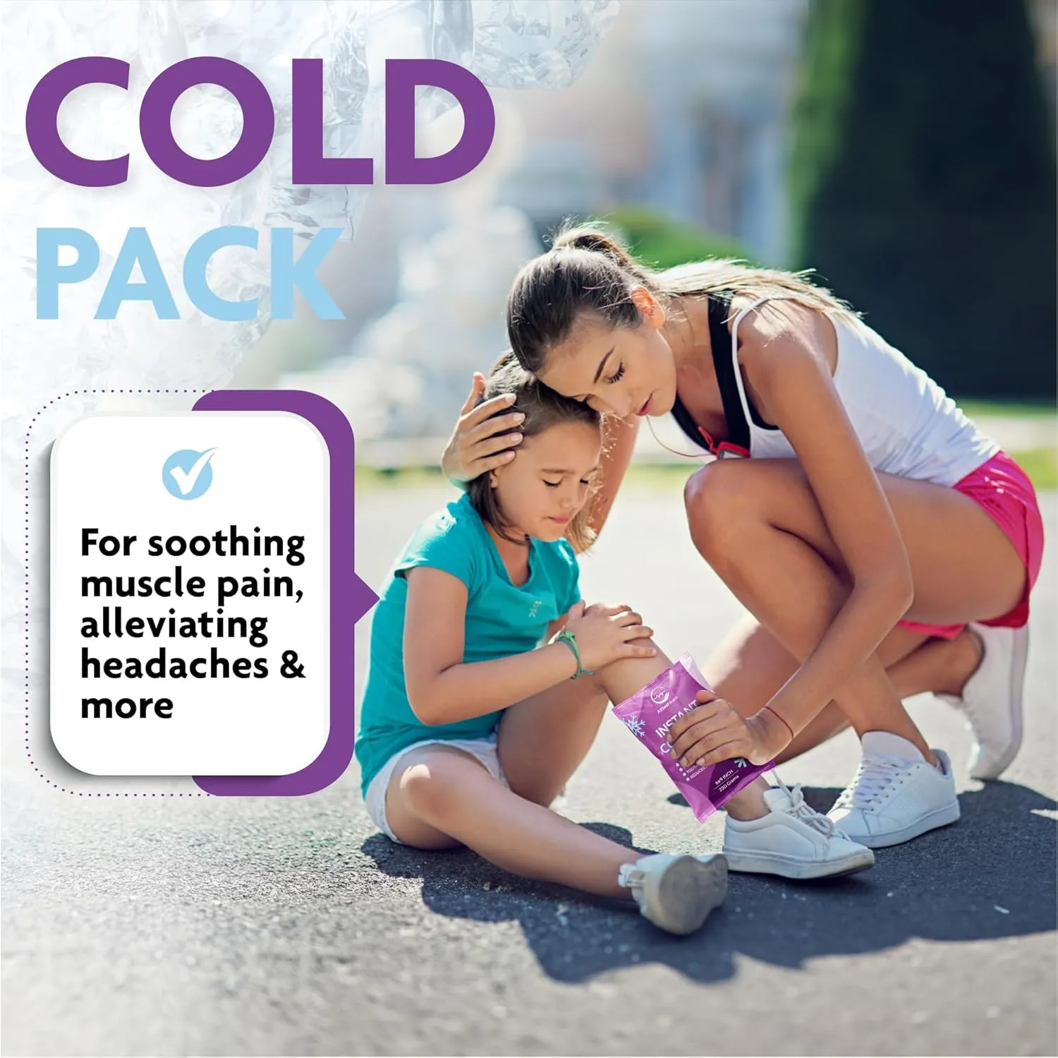 Large Instant Ice Packs for Injuries (9” x 6”) - 12 Pack | Instant Cold Pack for Back Pain Relief, Cold Compress, Swelling, First Aid, Toothache, Athletes & Outdoor Activities
