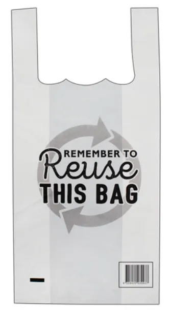 Large Reusable Bag - Slv 50 Box 500