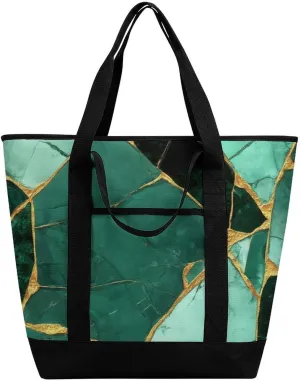 Large Thermal Shopping Tote Bag Travel Friendly Fashion Handbag Commuter Bag