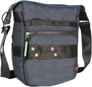 Larswon Vertical Messenger Bag, Crossbody Bag, Shoulder Bag Tablets Bag Satchel for Men Women Blue