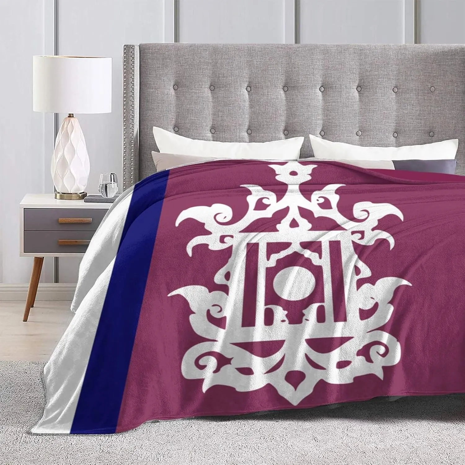 Late 19th Century Flag of Sulu Throw Blanket for Couch Bed Sofa Soft and Comfortable Blankets 60"x50" Anti-Pilling Flannel Blanket