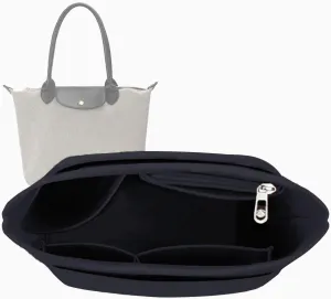 Lckaey Purse Organizer for bag organizer le pliage small Y012-darkgrey-S