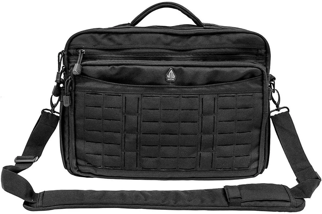 Leapers PVC-P925B Inc., UTG 9-2-5 Briefcase, 1200D Polyester, Black